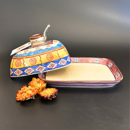 Terra Butter Dish | Handcrafted Ceramic Butter Dish for Modern Kitchens