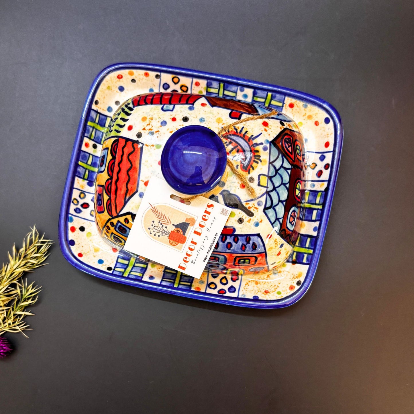 Melted Moments Butter Dish | Handcrafted Ceramic Butter Dish