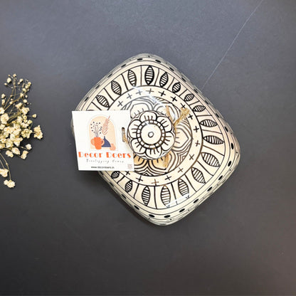 Mozarella Butter Dish - Handcrafted Ceramic Butter Dish with Lid