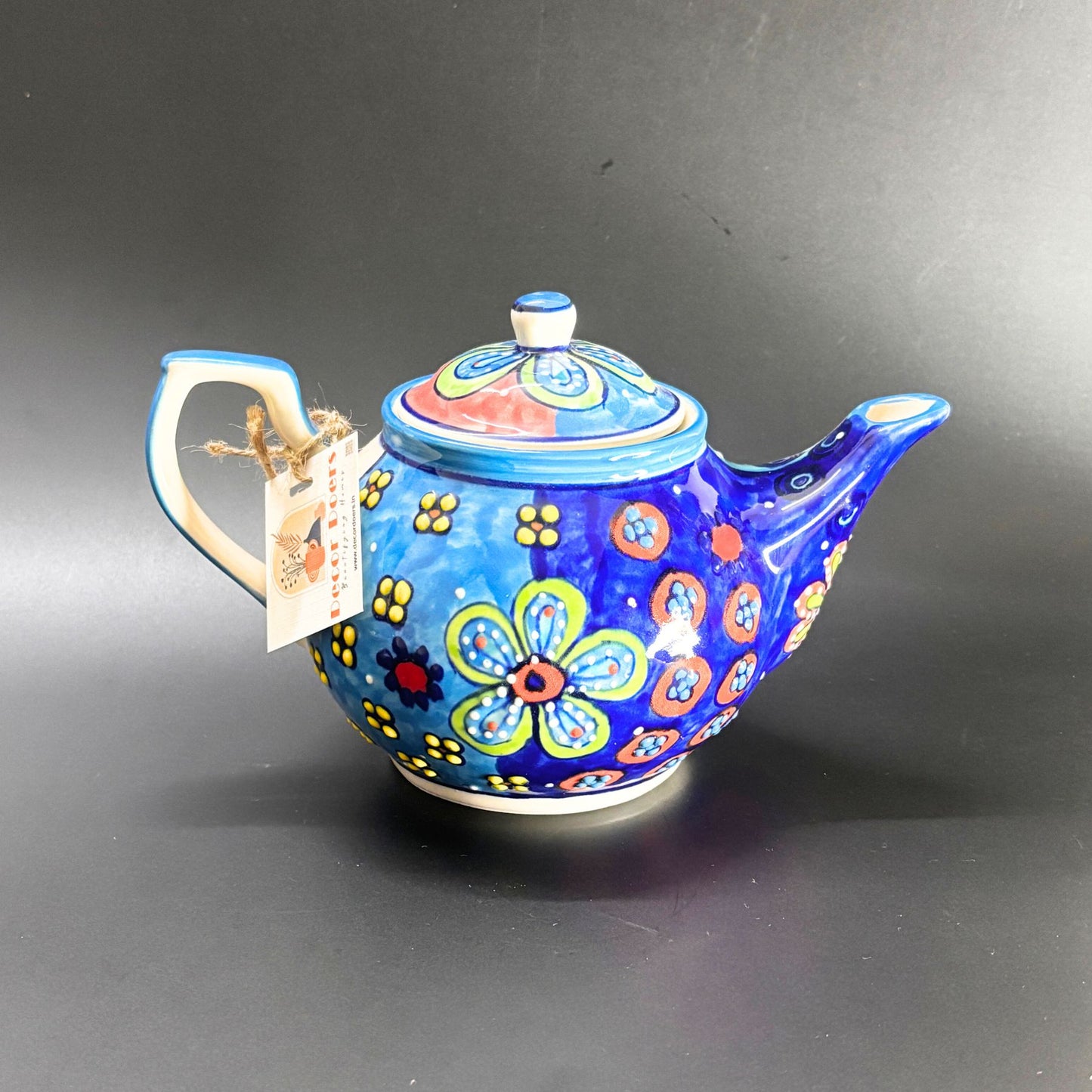 Glaze me pretty ceramic tea pot