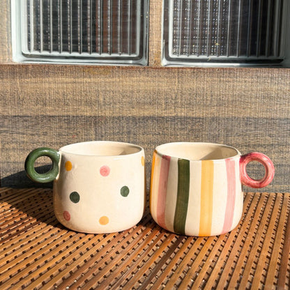Dot N Line Mug Set of 2