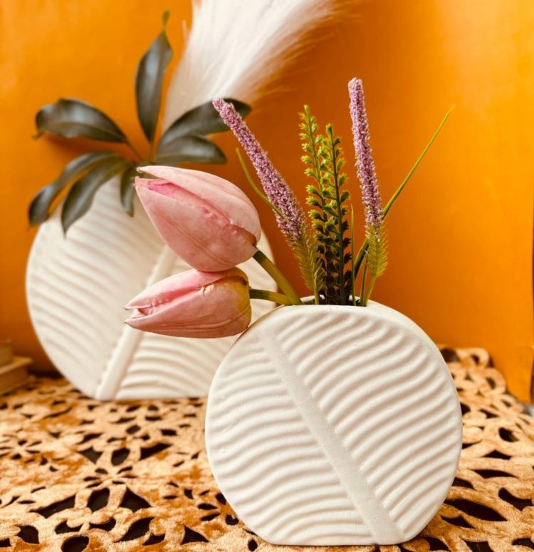 Serene Harmony Ceramic Vase