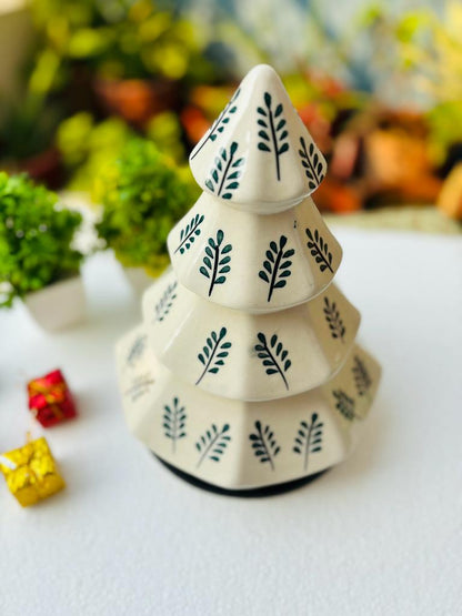 White layered Christmas Tree