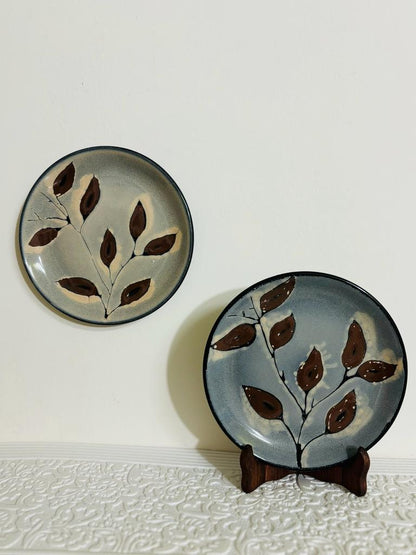 Rustic Elegance Ceramic Plates