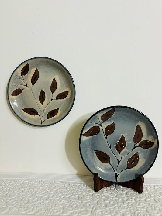 Rustic Elegance Ceramic Plates