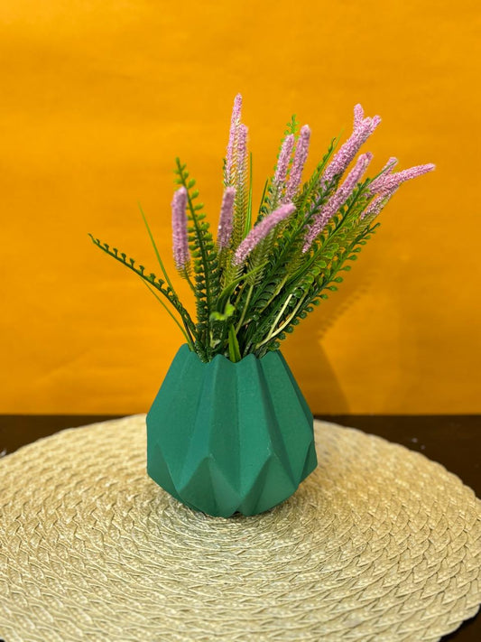 Sitare Diamond Cut Vase – Elegant Ceramic Decorative Vase