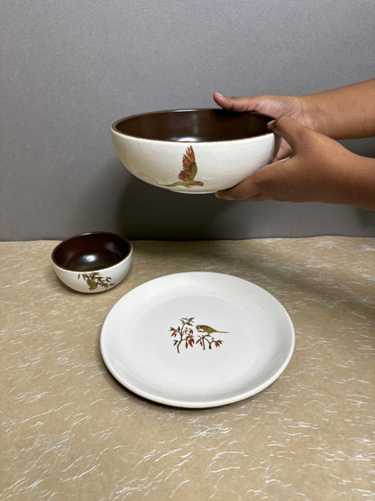 Parrot Decal Breakfast Set