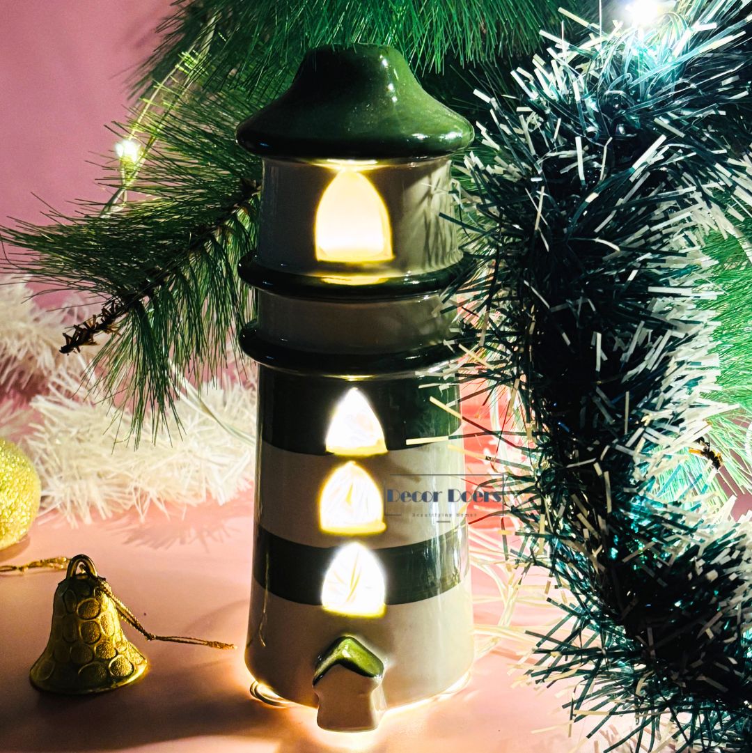 Light house set of 3 Christmas Gift |  Ceramic Christmas Mug Set