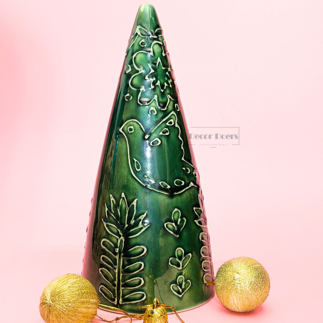 Christmas Tree Hamper | Ceramic Tree with Mugs