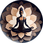 Deep Asana Ceramic Wall Plate