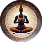 The Yoga Ceramic Wall Plate